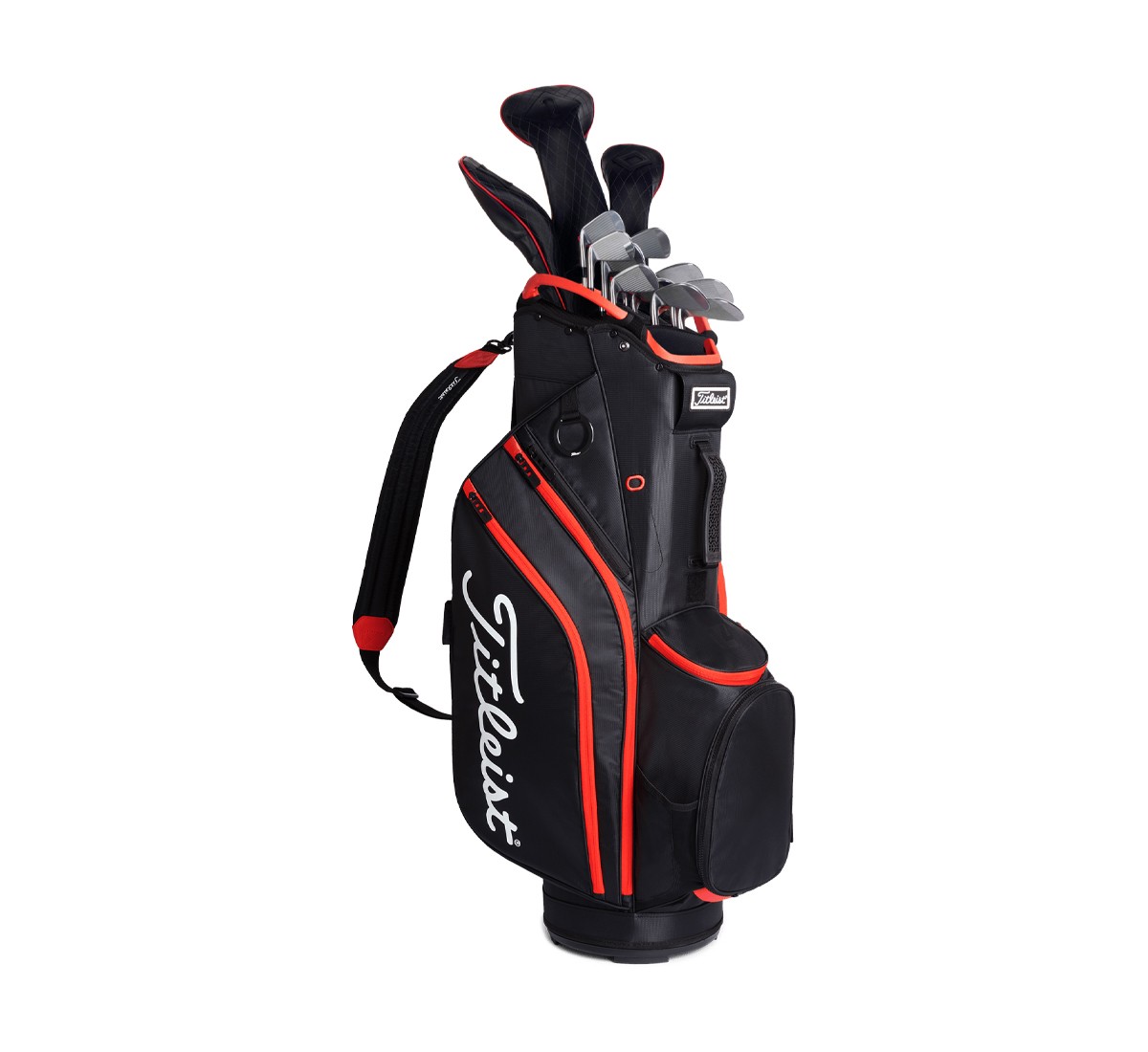 Vista completa sacca Titleist Cart 14 — charcoal/graphite/black