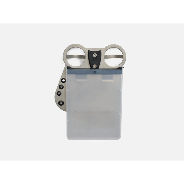 Portascorecard Davies Caddy Titan con coperchio in plastica montato su carrello