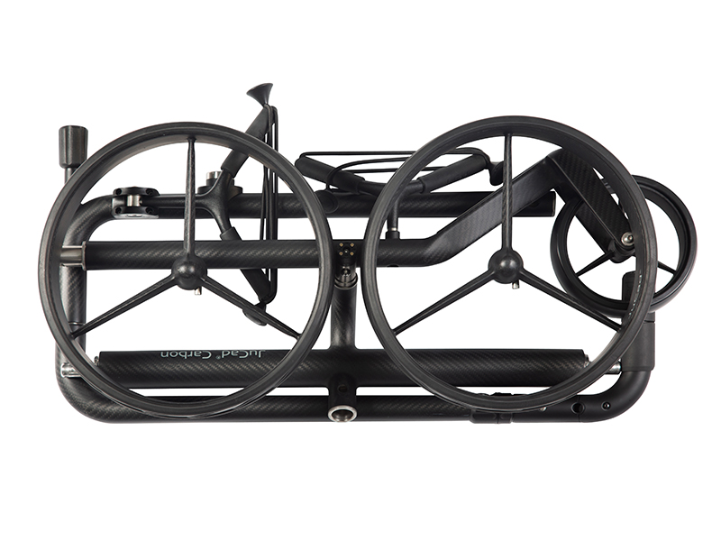 Carrello JuCad smontato con dimensioni di imballaggio mini