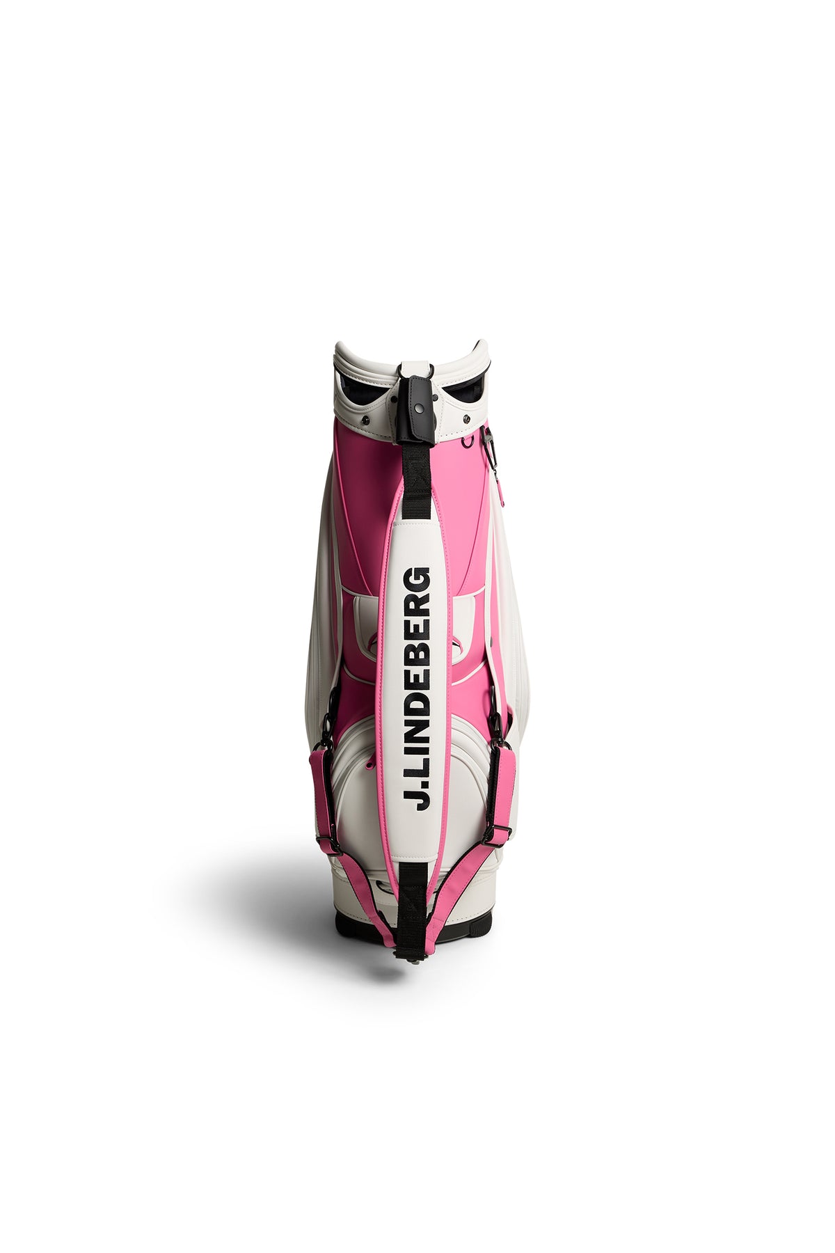 Dettaglio tasche e scomparti sacca J.Lindeberg 30Y Staff Bag