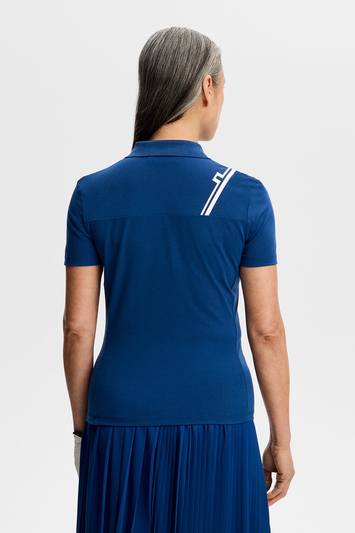 Polo J.Lindeberg Melli Estate Blue - stile di vita sul campo