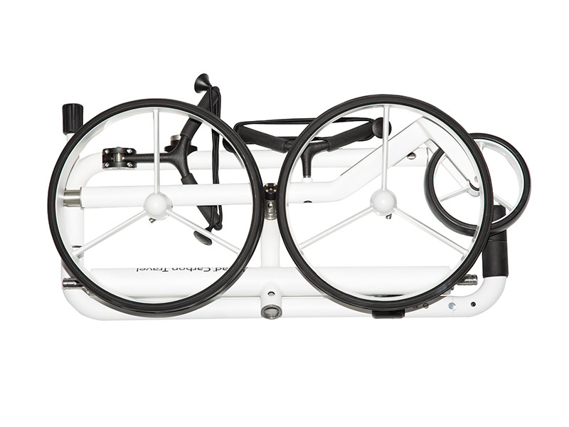 Dimensioni compatte di imballaggio JuCad Carbon Travel Bianco SV 3.0 65x35x15 cm