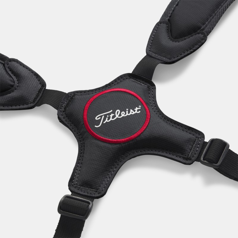 Doppia tracolla premium regolabile con imbottitura per l'anca integrata sulla Titleist Players 4 Carbon