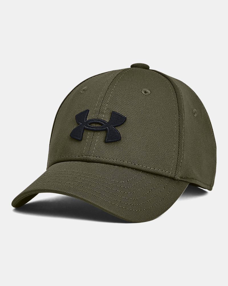Cappellino UA Blitzing Low Boys Verde Marino vista frontale