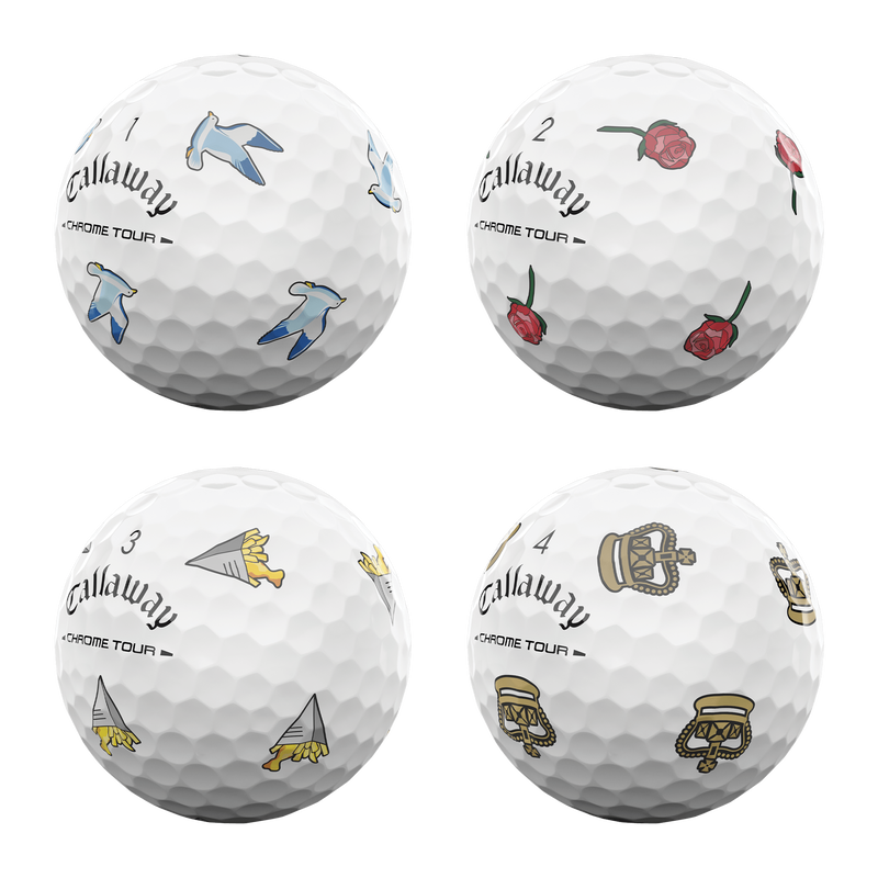 Pattern di fossette Seamless Tour Aero delle Callaway Chrome Tour July Major 2026
