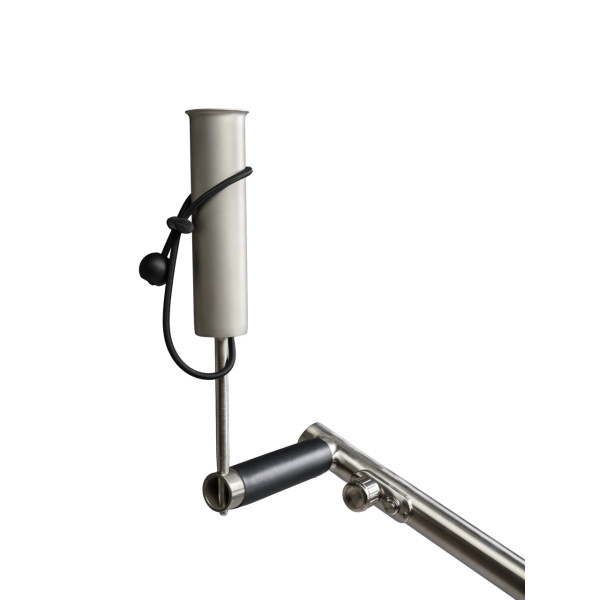 Portaombrelli Davies Caddy Compact in argento spazzolato opaco