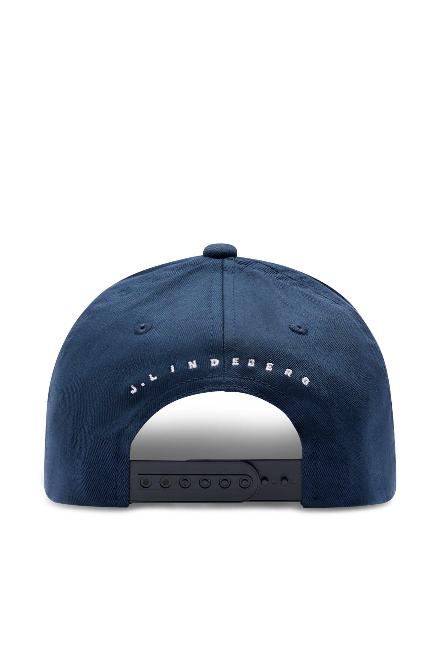 Cappellino J.Lindeberg Heath JL Navy – dettaglio regolatore posteriore e branding