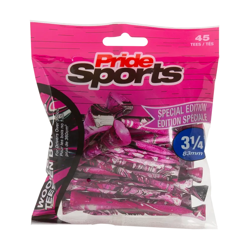 Confezione di tee Pride Sports Special Edition Paint Splatter in rosa neon e nero