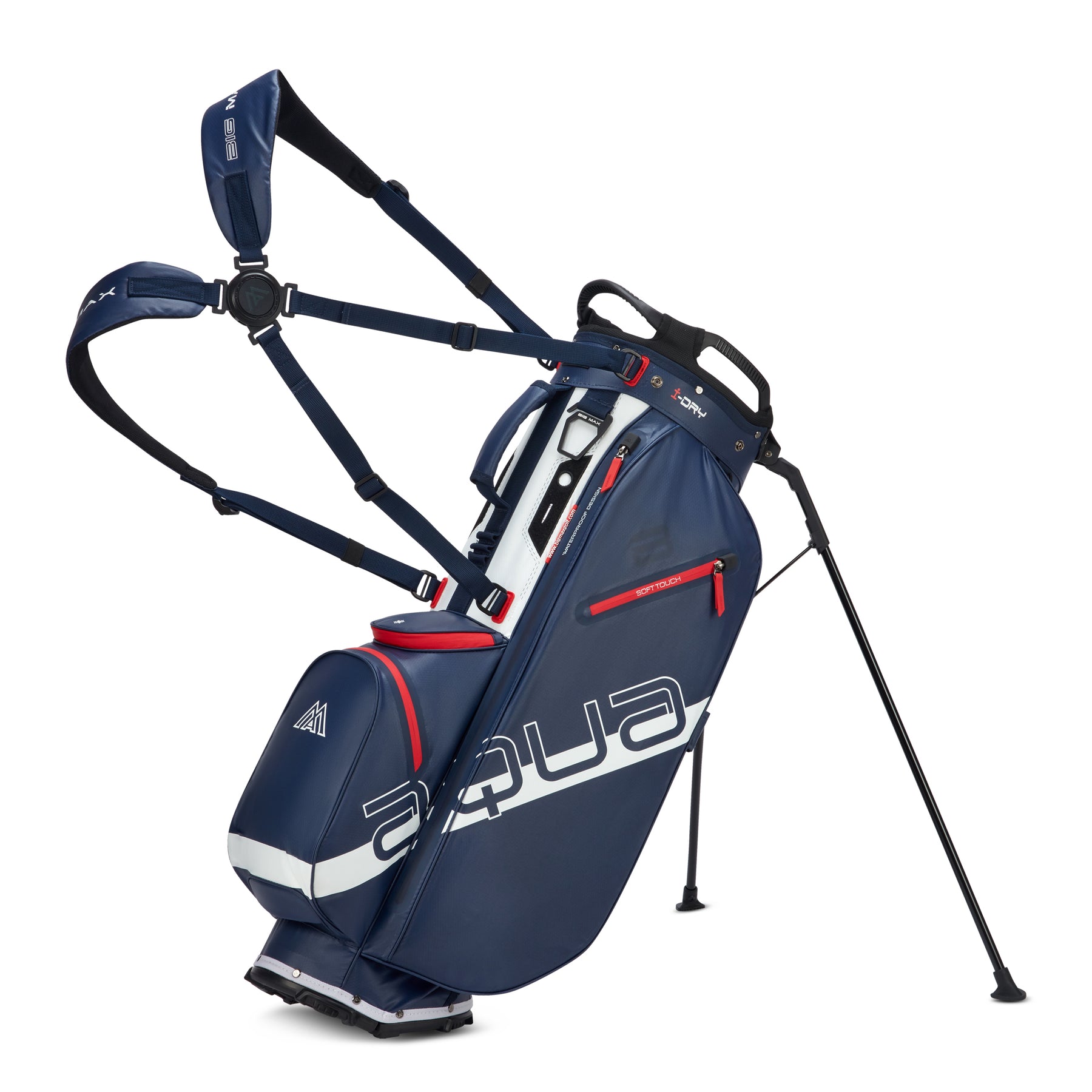 Borsa stand Big Max AQUA Eight H — dettaglio sistema di trasporto ErgoFit Disc