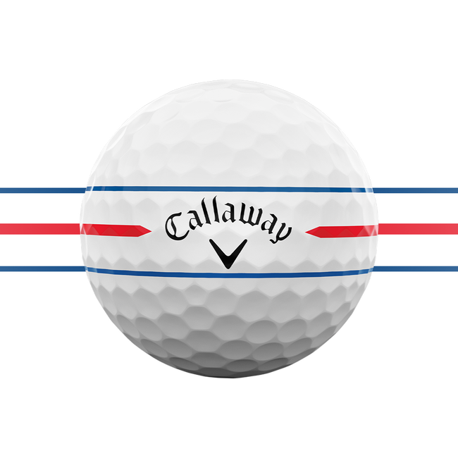 Callaway Chrome Soft 2026 — Linee di allineamento 360 Triple Track a circonferenza completa