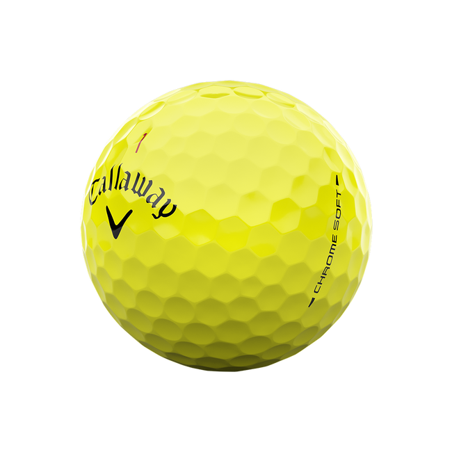 Callaway Chrome Soft 26 360 Triple Track — Giallo ad alta visibilità