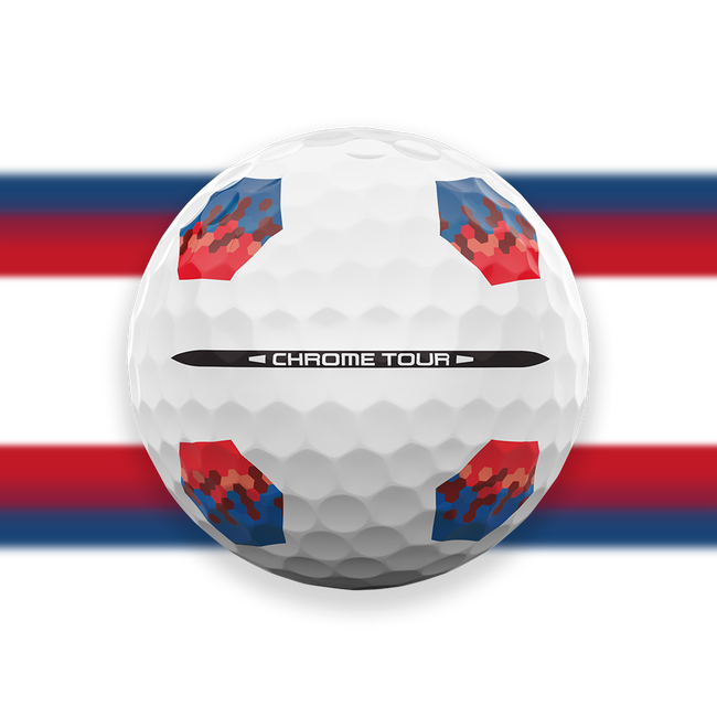Motivo di allineamento esagonale Callaway Chrome Tour TruTrack Blu Rosso