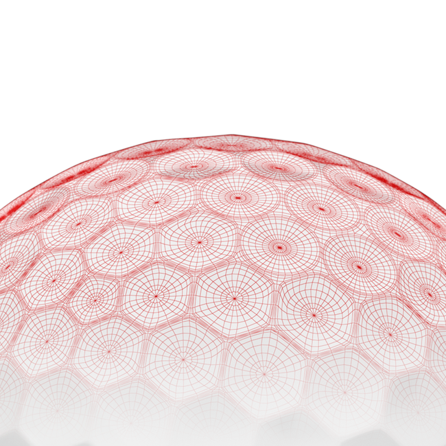 Callaway Chrome Tour X 2026 — schema di fossette Seamless Tour Aero