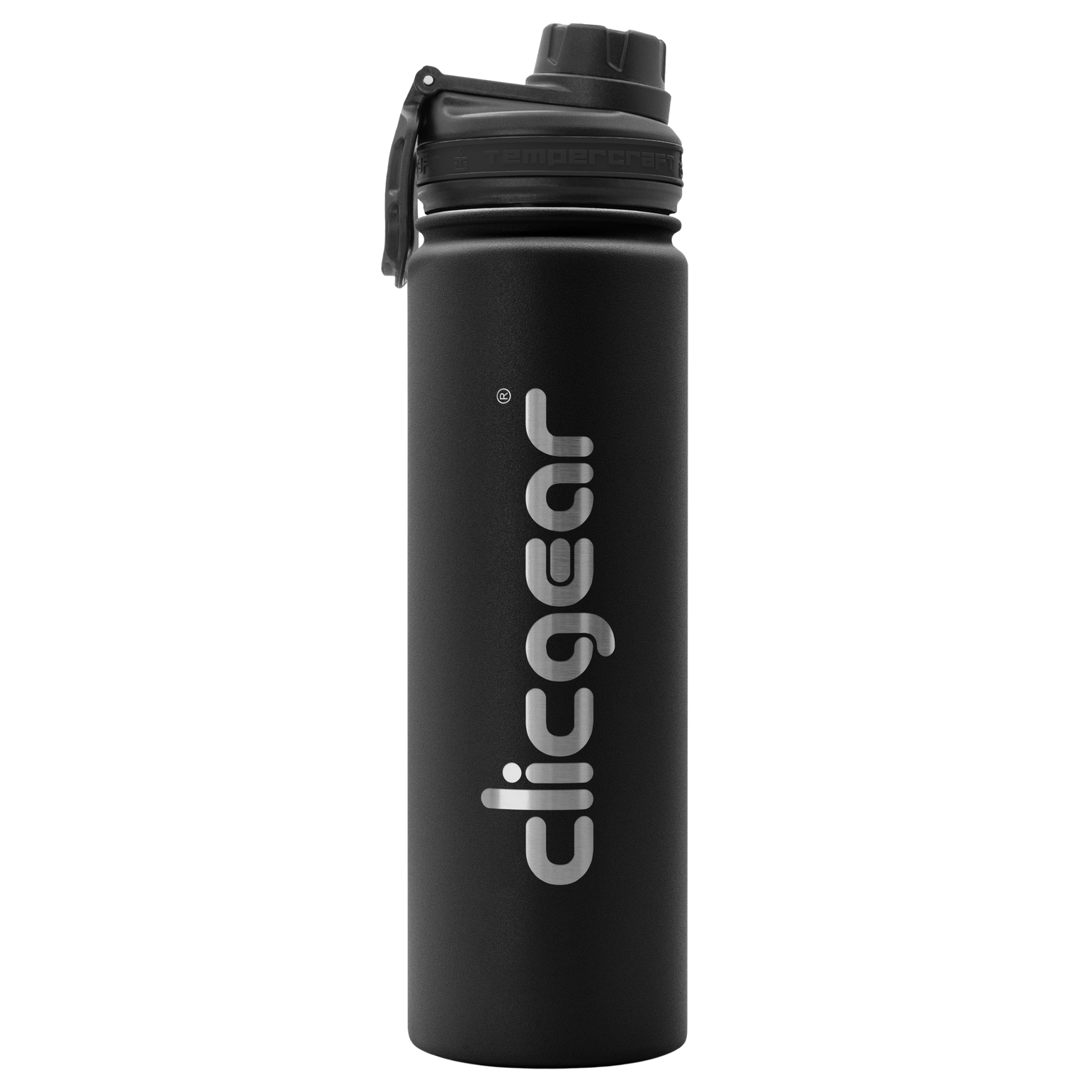 Borraccia termica Clicgear da 650 ml in nero