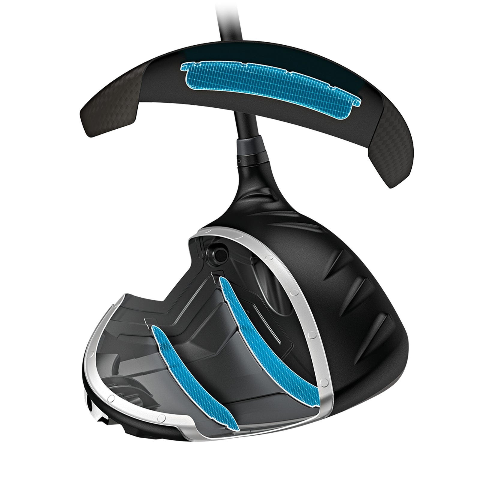 Illustrazione esplosa del driver G440 K che mostra la struttura interna delle nervature per il design del suono