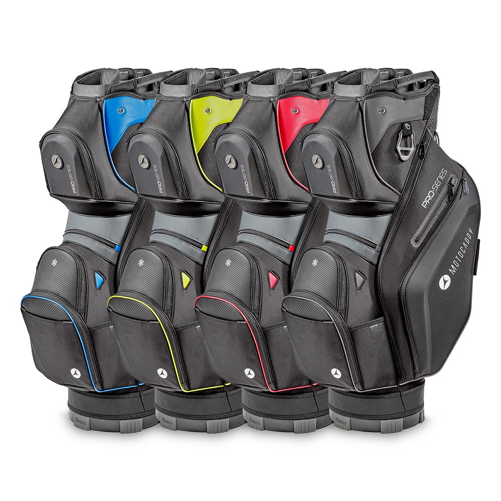 Motocaddy Pro-Series Cart Bag 2025 – 14 divisori a tutta lunghezza e nuovo design della parte superiore della sacca