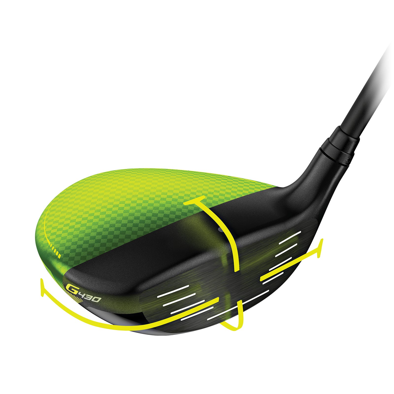 Illustrazione della tecnologia FaceWrap del fairway PING G440