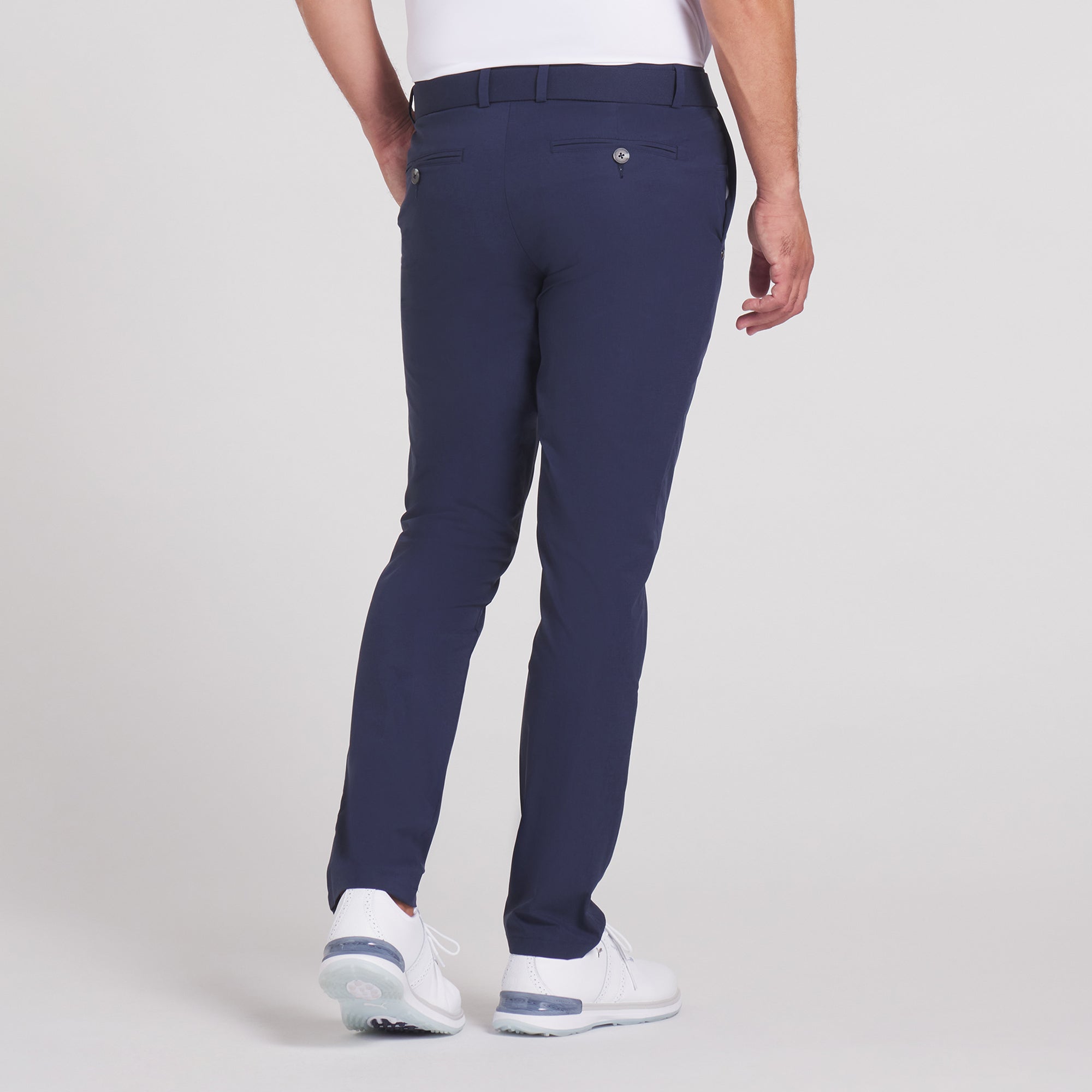 Pantaloni da golf Puma 101 Avant blu scuro – tessuto elasticizzato e dettaglio tasca