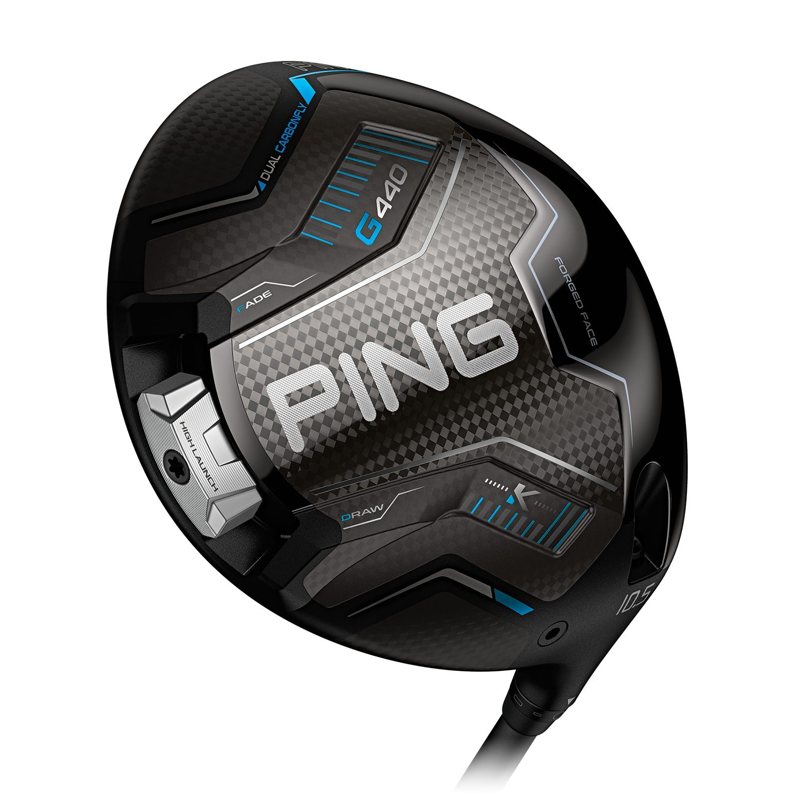 Vista della suola del driver G440 K HL 10.5 che mostra la configurazione High-Launch