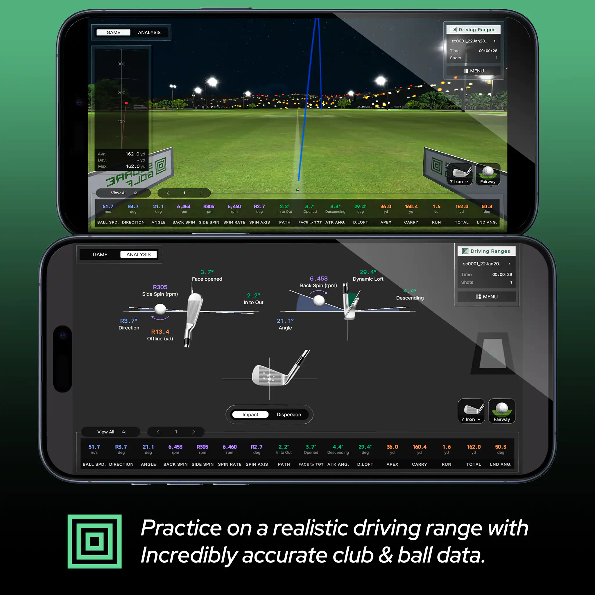 Integrazione schermo Square Golf OMNI al campo pratica