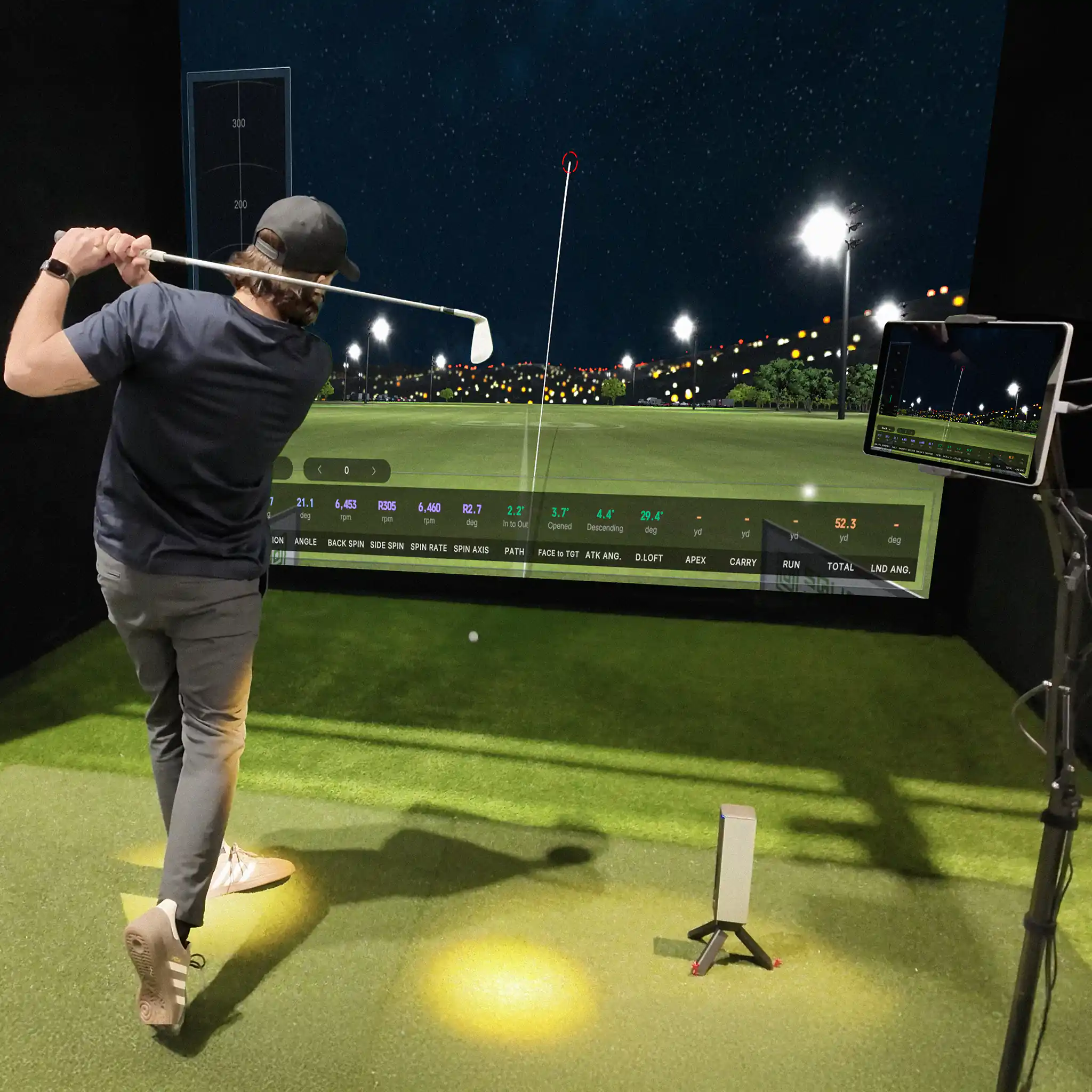 Stile di vita Square Golf OMNI simulatore indoor