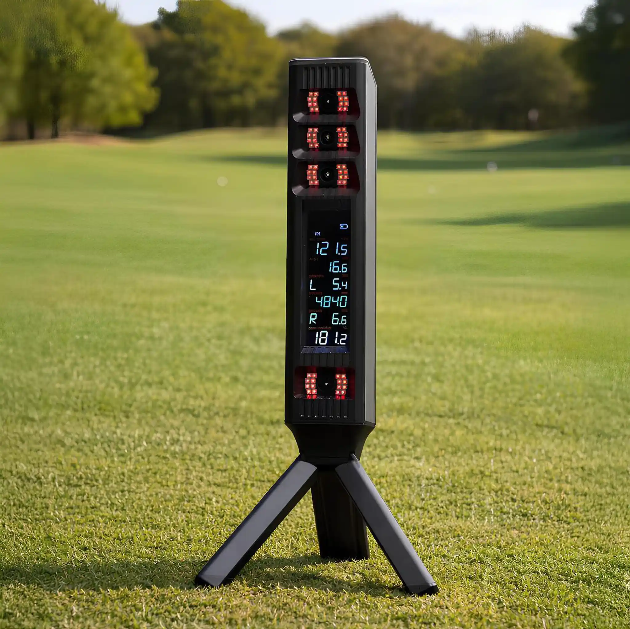 Utilizzo esterno del Square Golf OMNI al campo pratica