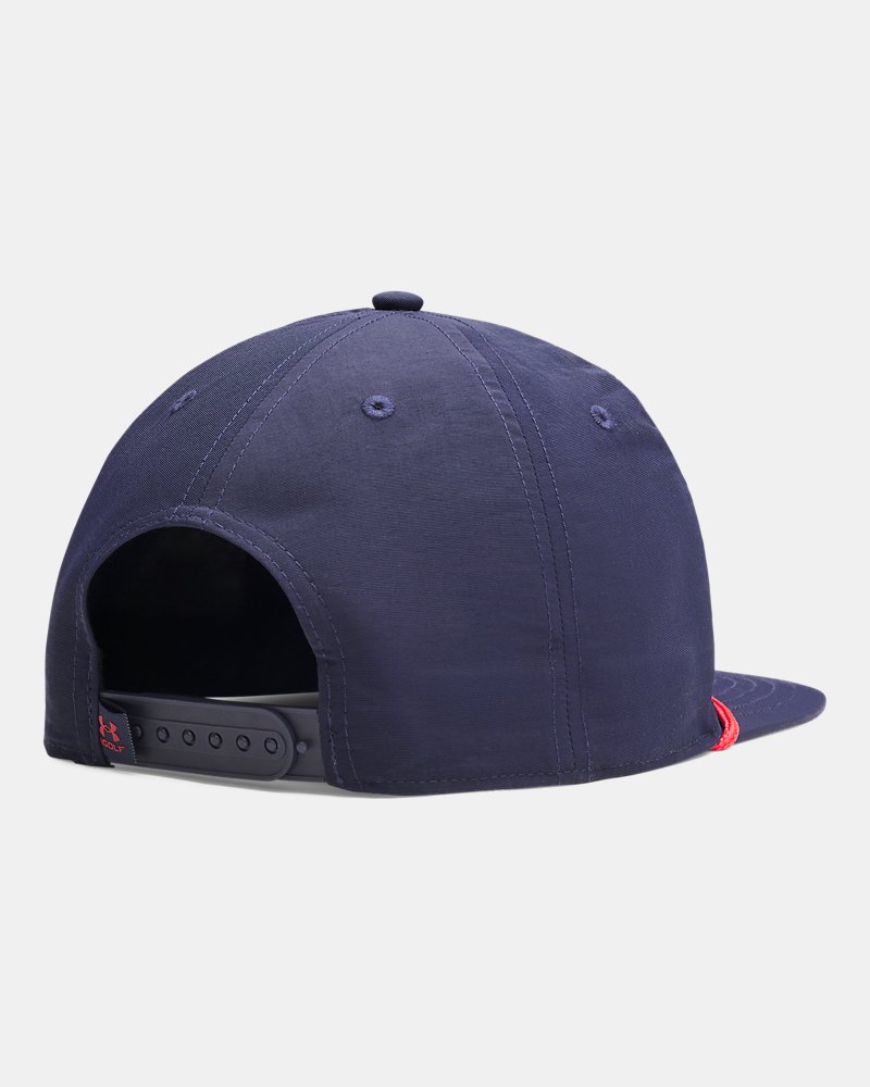 Under Armour Drive Mid Golf Cap – vista posteriore con chiusura snapback