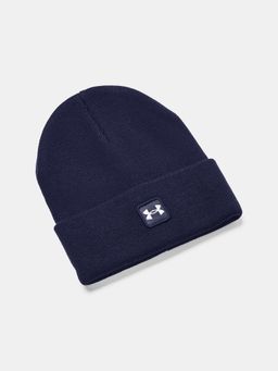 Under Armour Halftime Beanie in blue, front view