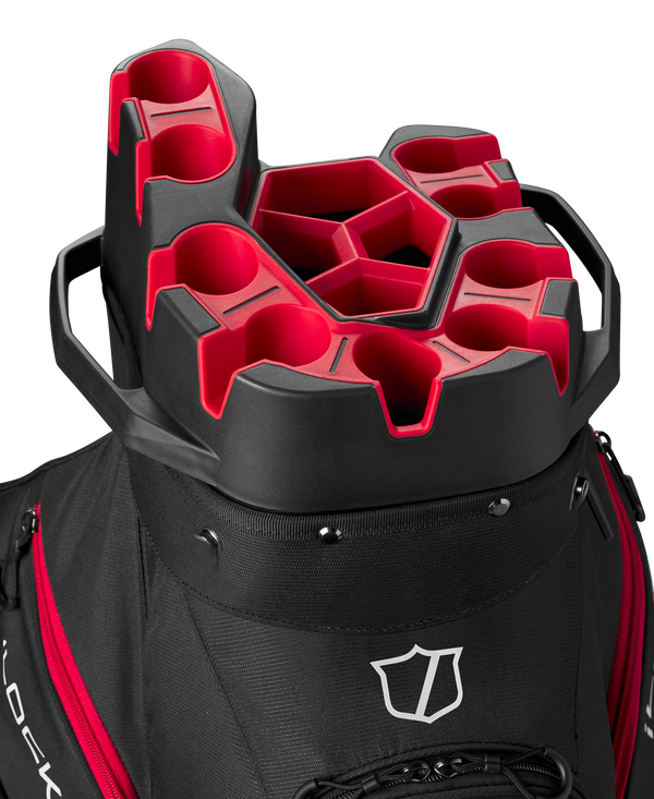 Alloggiamenti individuali per mazze per la protezione del fusto della borsa da carrello Wilson iLock