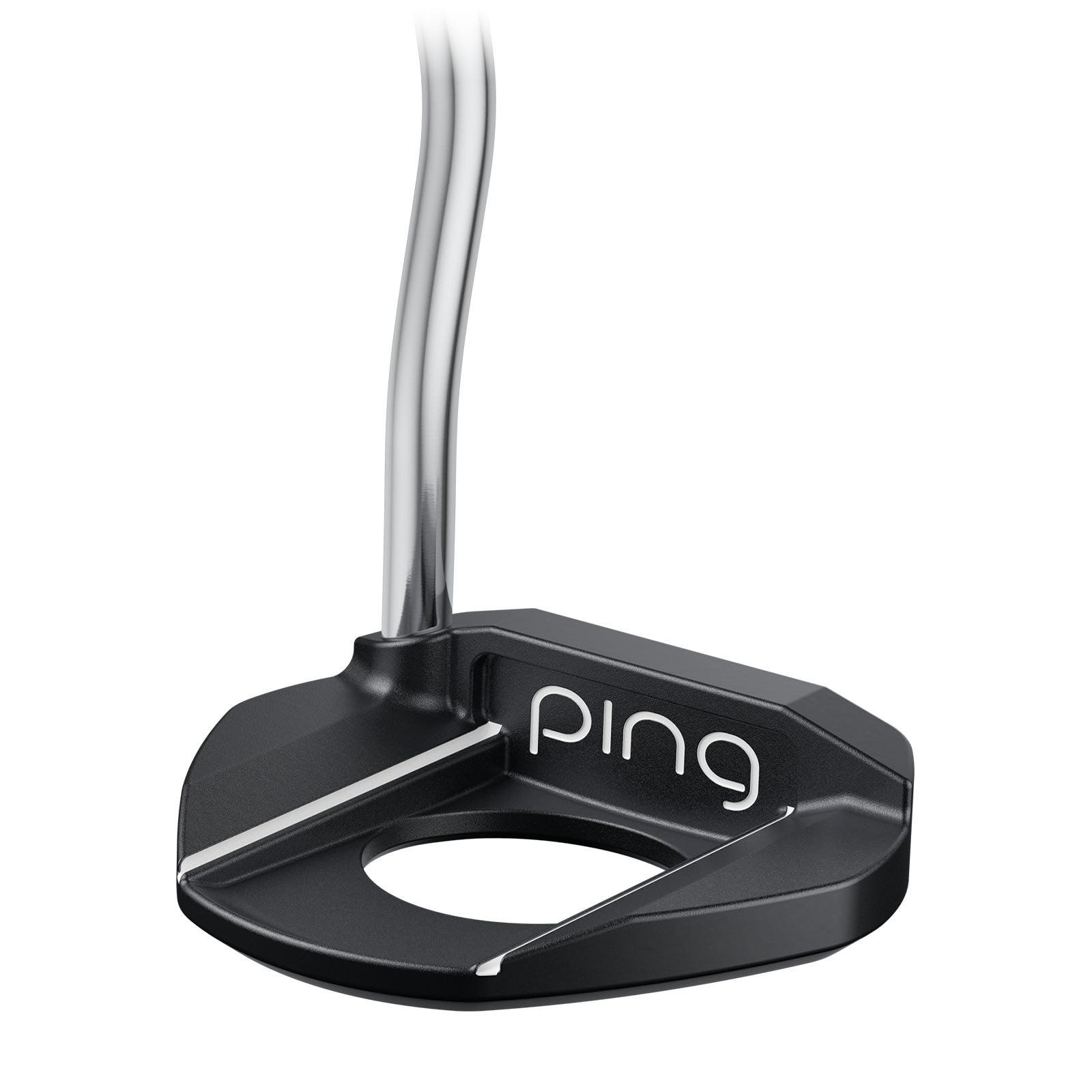 Cavità del putter Ping G Le3 Fetch che mostra la ponderazione perimetrale