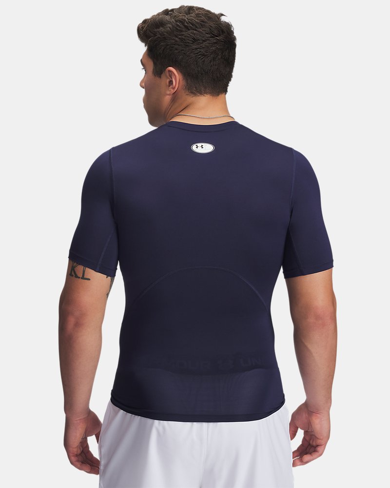 Under Armour HeatGear Compression Top – Back View showing mesh panels