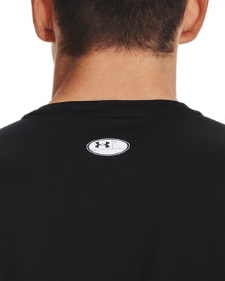 Under Armour HeatGear Fitted Short Sleeve – Dettaglio posteriore che mostra i pannelli di ventilazione in mesh