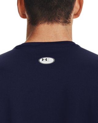 Under Armour HeatGear Fitted Short Sleeve – Midnight Navy, dettaglio posteriore
