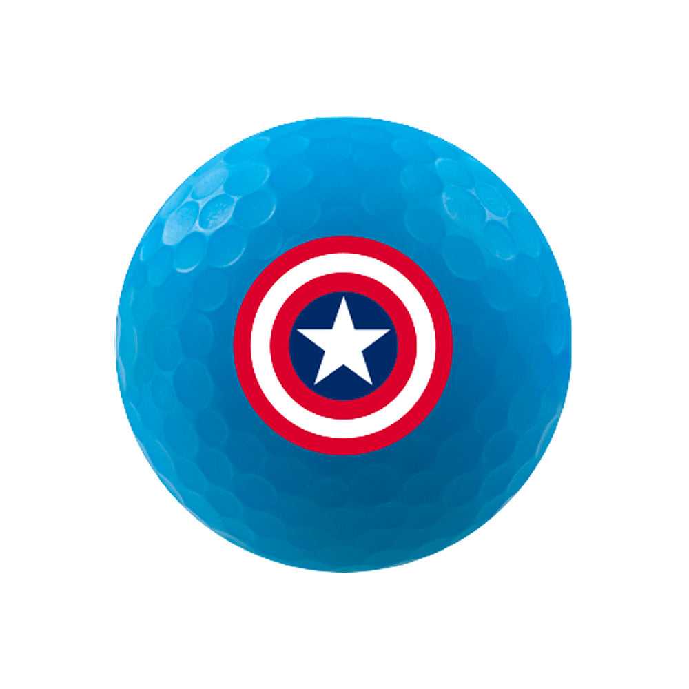 Pallina da golf Volvik Vimat blu Captain America