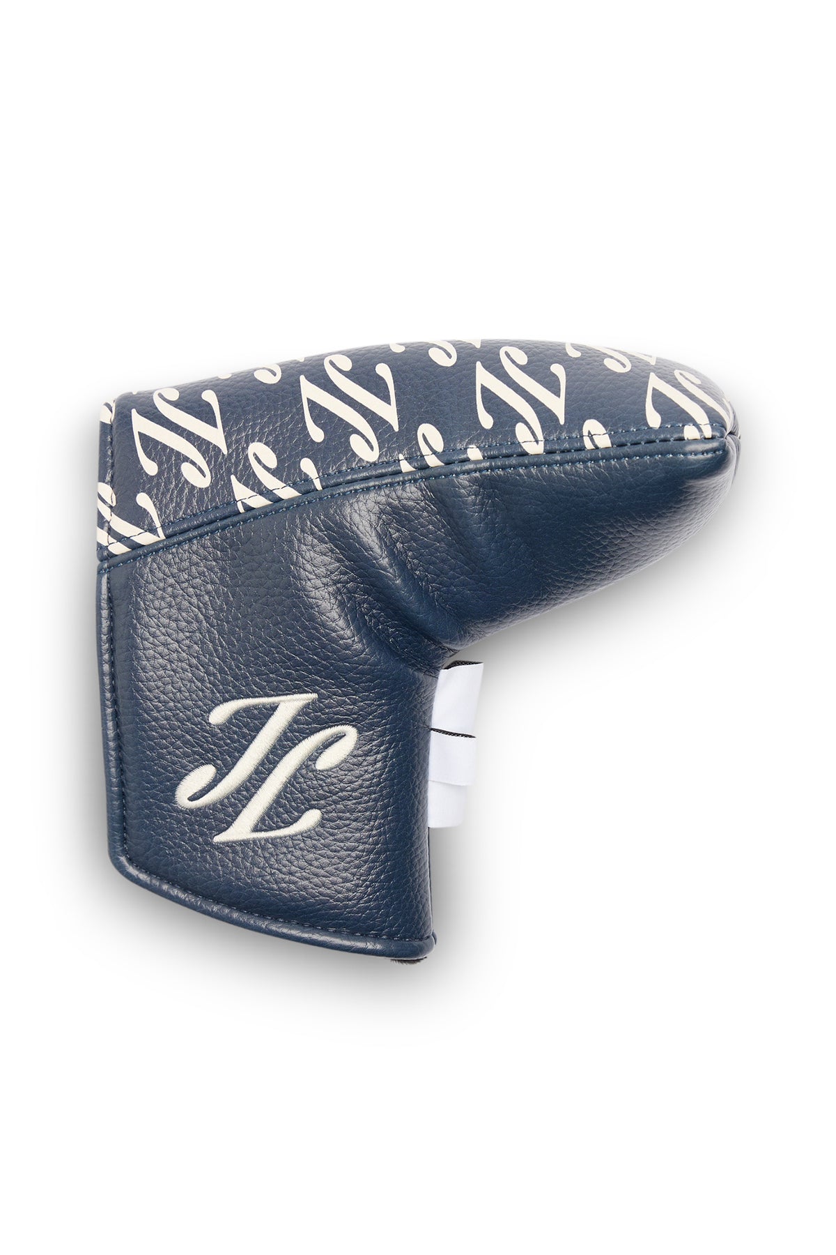 J.Lindeberg Blade Putter Cover Print Cardi Ligature Navy – vista frontale