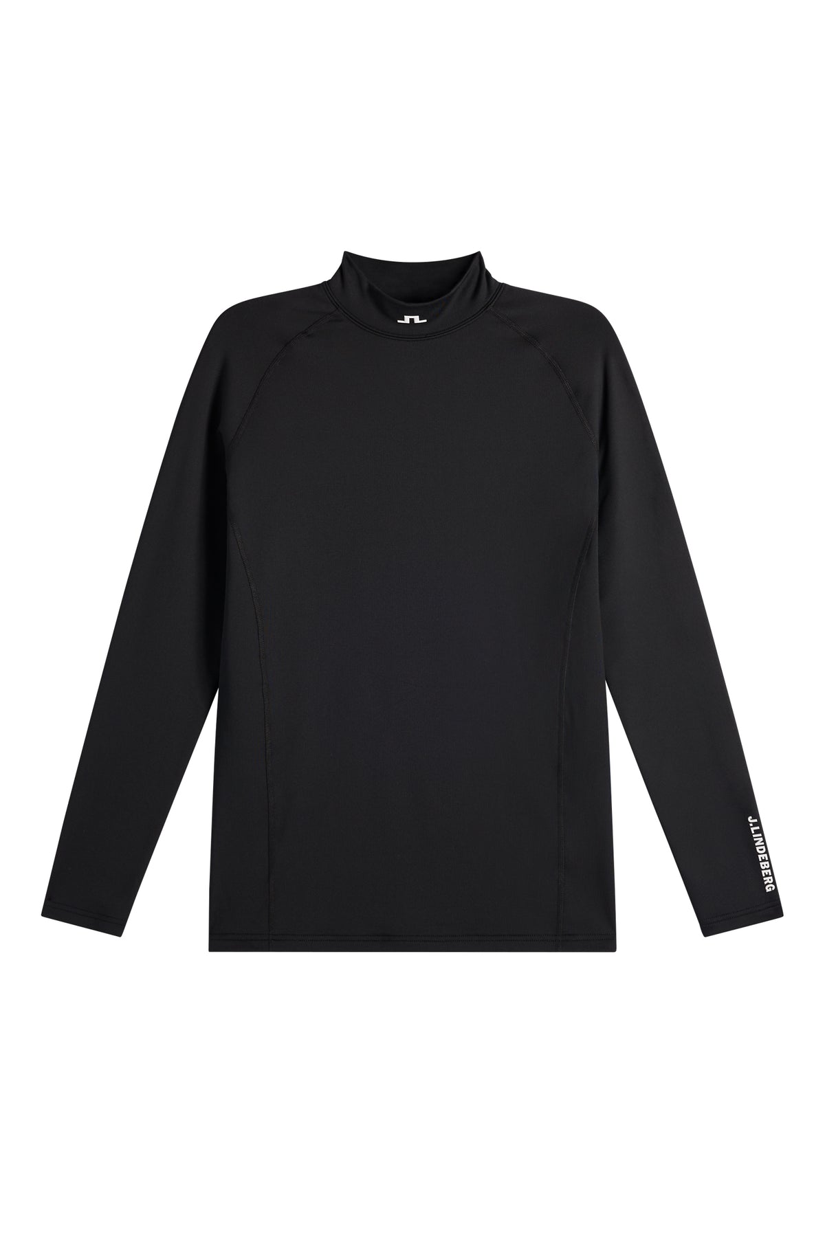 J.Lindeberg Ello Brushed Top Black – vestibilità slim elasticizzata in quattro direzioni in azione