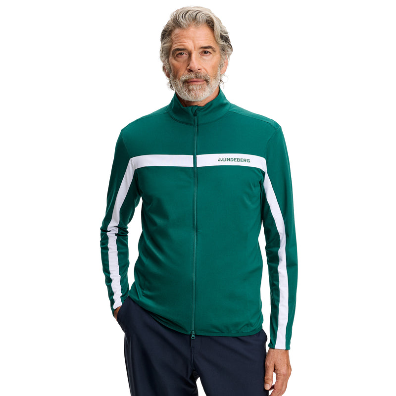 J.Lindeberg Jarvis Mid Layer Jacket Forest Biome – front view