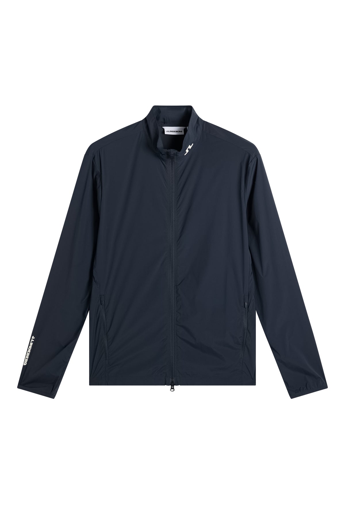 Giacca J.Lindeberg Tour Tech Packable JL Navy – stile di vita a figura intera sul campo