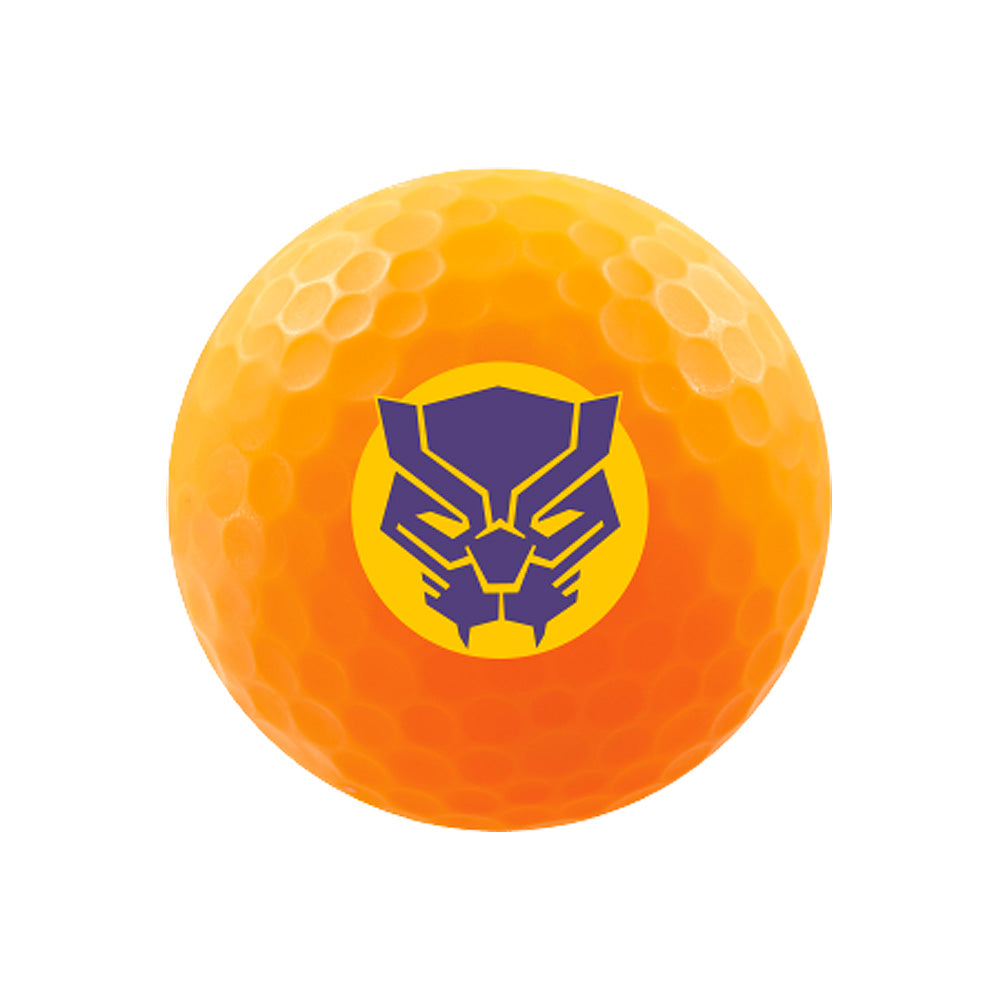 Pallina da golf Volvik Vimat arancione Black Panther