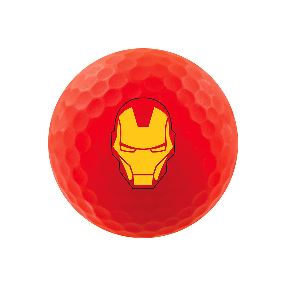 Pallina da golf Volvik Vimat opaca rossa Iron Man