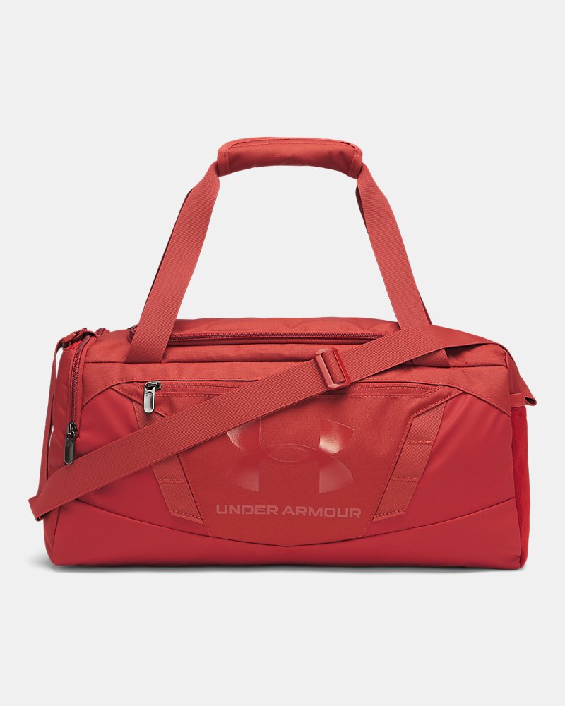 UA Undeniable 5.0 XS Duffle vista frontale in rosa timido